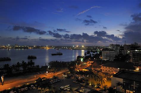 Tanzania Dar Es Salaam Kivukoni Sea Front And The Commercial Port In