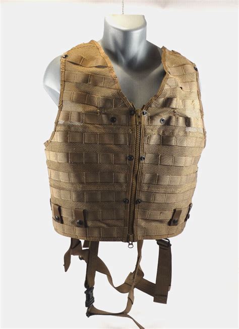 Usmc Cmu A P P V Survival Vest Coyote No Pockets Ebay