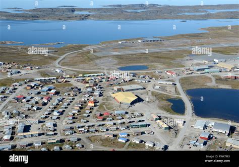 aerial, Rankin Inlet, Nunavut Stock Photo - Alamy