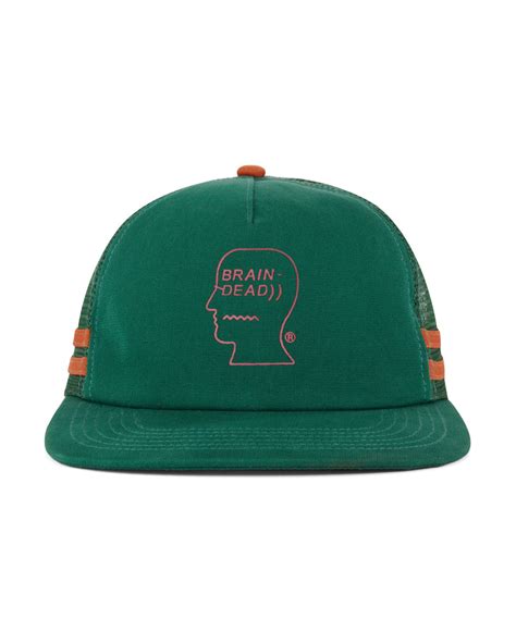 Logohead 5 Panel Trucker Cap Mallard Brain Dead