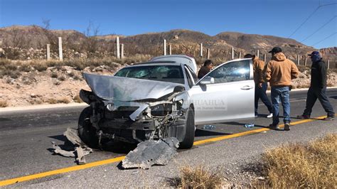 Accidente En Carretera A Delicias Deja Saldo De Tres Lesionados