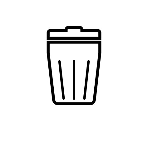 Trash Can Logo 15325063 Vector Art At Vecteezy