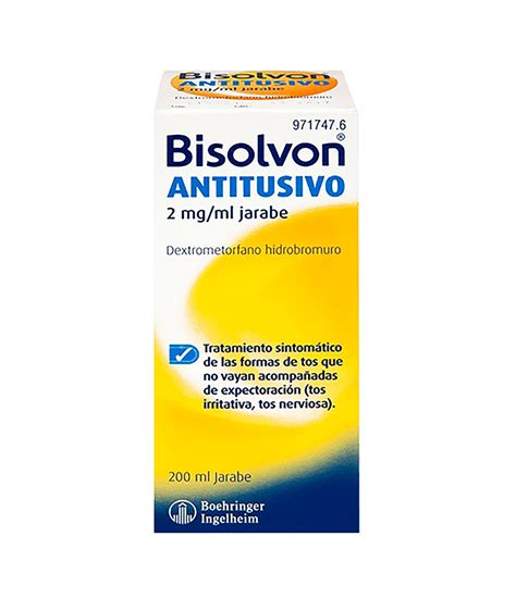 Bisolvon Antitusivo Mg Ml Jarabe Frasco De Ml