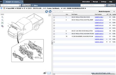 Isuzu Spare Parts List - Infoupdate.org