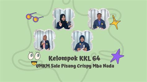 UMKM Sale Pisang Crispy Mba Nada Kelompok KKL 64 Universitas Putra