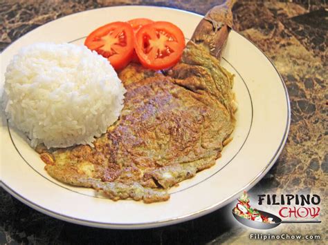 Tortang Talong Eggplant Omelet Filipino Chows Philippine Food And