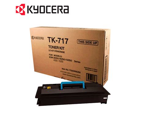 TONER KYOCERA TK 717 BLACK ECOSYS 34000 PAGINAS