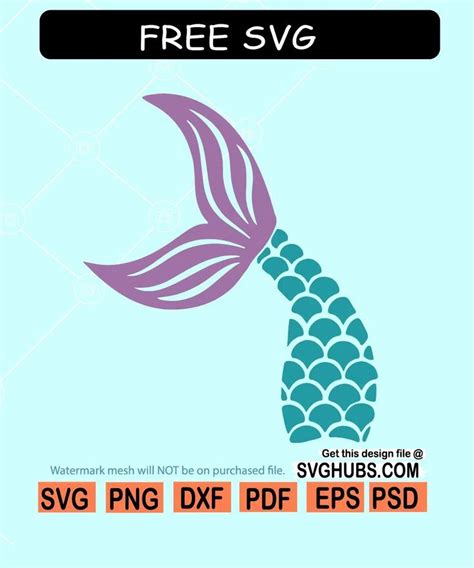 Mermaid Tail Svg Free Mermaid Tail Svg File Free Svg Mermaid Mermaid