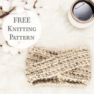 Free Headband Knitting Pattern Friendship Brome Fields