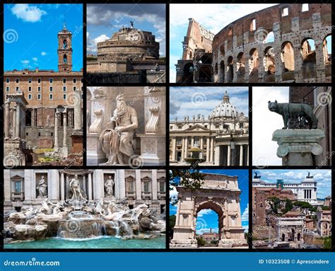 Postal De Roma Collage