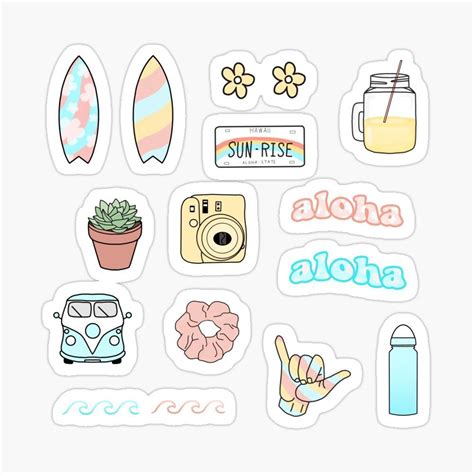 Free Printable Aesthetic Stickers Printable Word Searches