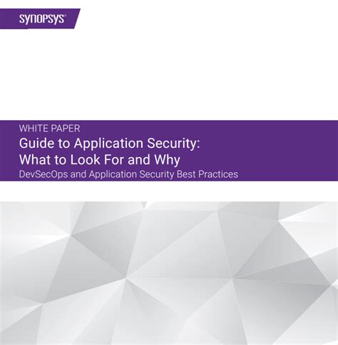 Guide To Application Security What To Look For And Why