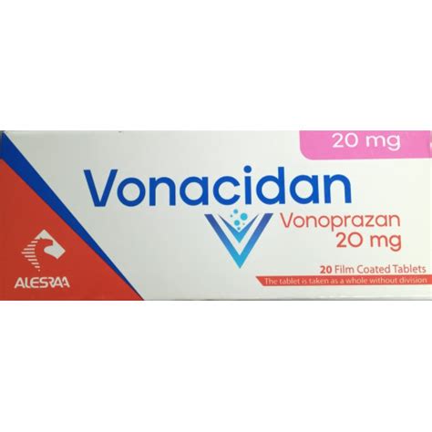 Vonacidan 20 Mg Vonoprazan 20 Fctablets