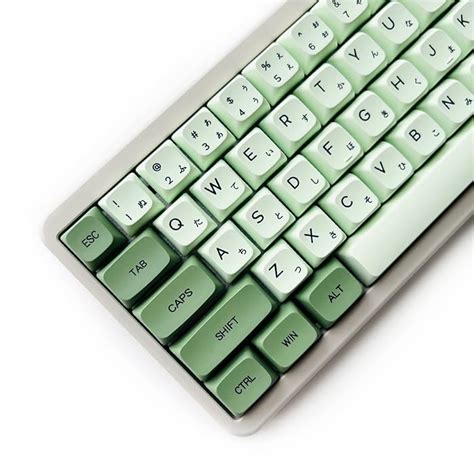 Buy Xdk Custom Keycaps Keys Pbt Xda Dye Sub Cute Matcha Japanese