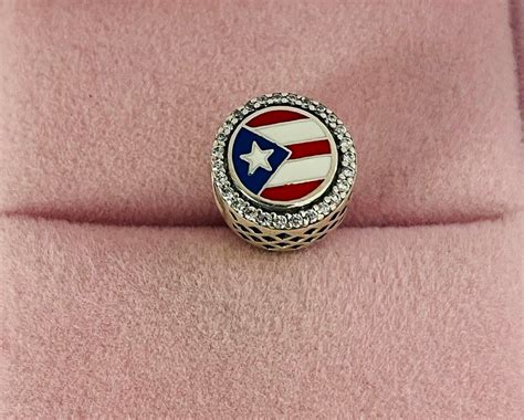 Pandora Puerto Rico Flag Exclusive Dangle Charm Old San Juan Puerto