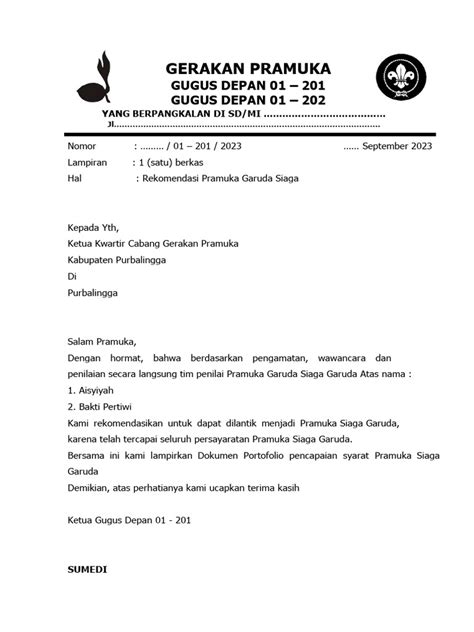 Portofolio Pramuka Siaga Garuda Pdf