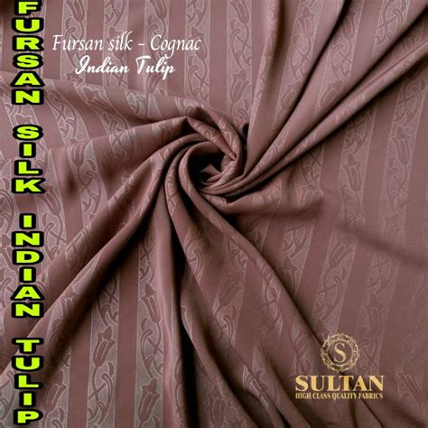 Jual ANEKA WARNA KAIN ABAYA SULTAN FURSAN SILK EMBOSS INDIAN TULIP