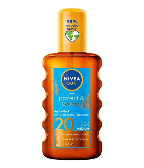 Olejek Do Opalania Spray NIVEA SUN Protect Bronze SPF 20