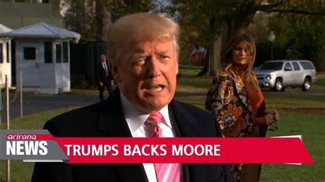 Trump Backs Republican Senate Nominee Roy Moore Despite Sexual Assault