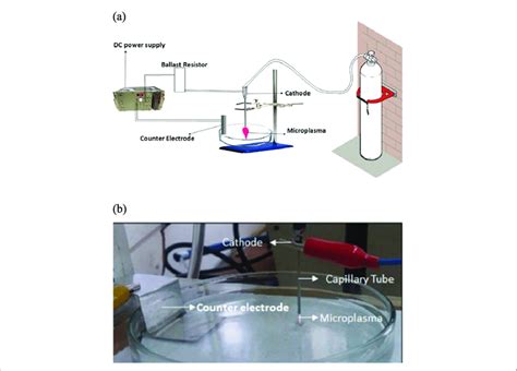 A Schematic Diagram Of Microplasma B Photograph Of Atmospheric