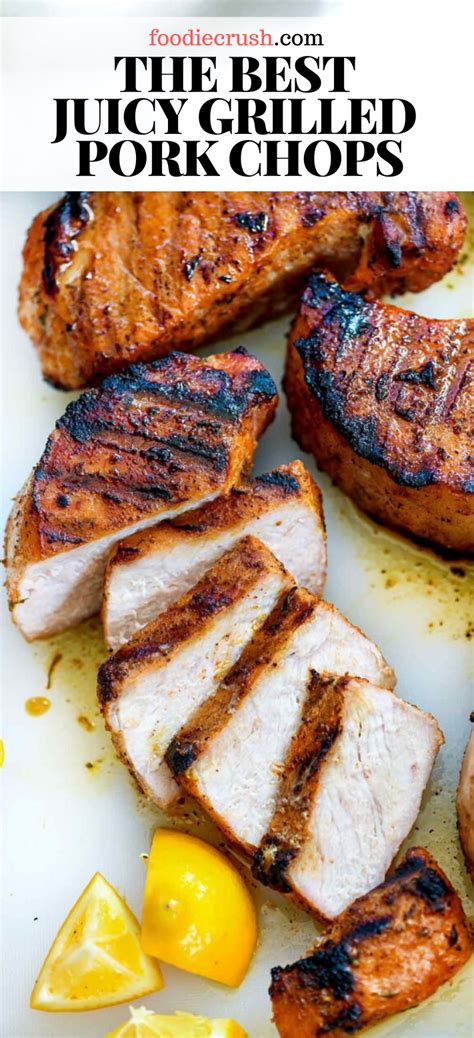 Juicy Grilled Pork Chops Recip Zoid