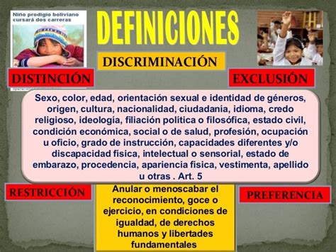 Ley 045 Racismo Y Discriminación