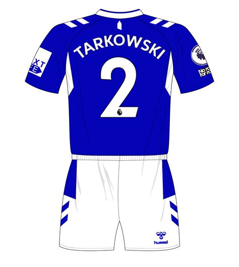 Everton-2022-2023-home-number-2-Tarkowski – MuseumofJerseys.com