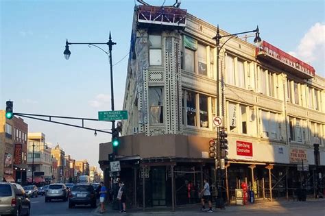 Flat Iron Building Facade Fix Prepares To Start In Wicker Park's Main ...