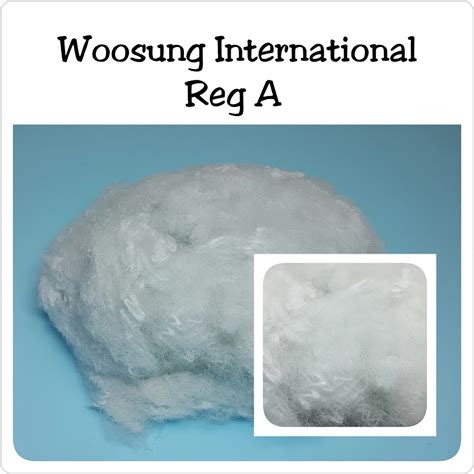 Recycled Grade Polyester Staple Fiber Woosung International