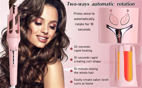 Amazon Automatic Curling Iron Hair Curler Automatic Rotating 1