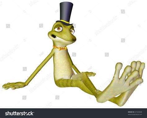 Frog Cartoon Sitting Stock Photo 61504048 : Shutterstock