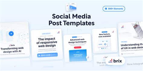 Social Media Templates Figma Kit BRIX Agency Figma