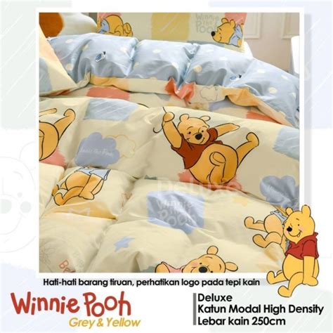 Jual Sprei Katun Star Collection Motif Winnie The Pooh Ajwa Shopee