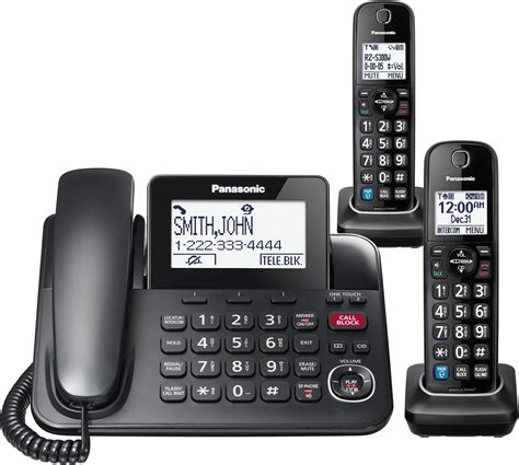 Amazon Panasonic Line Corded Cordless Phone System With