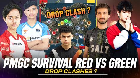 Pmgc Survival Stage Green Vs Red Group Drop Clashes Btr Vs Sg Drs