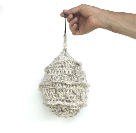 Fake Hornet Nest Faux Wasp Nest Crochet Wasp Repellant Eco Friendly Hornet Deterrent Non