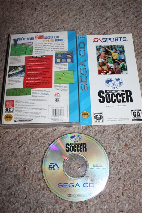 Fifa International Soccer Sega Cd Complete Ebay