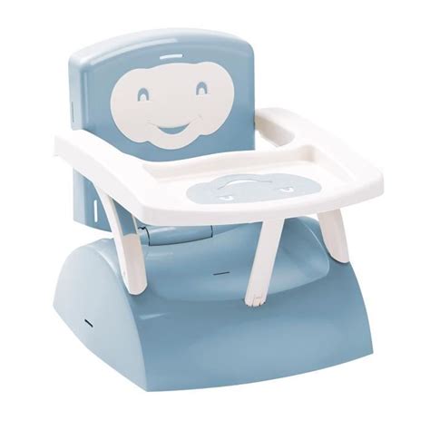 Thermobaby R Hausseur De Chaise Evolutif Babytop Bleu Myosotis Blanc