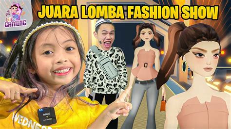 Leika Jadi Juara Kontestan Fashion Show Indonesia 🥰🤩slay The Runway Roblox Indonesia Youtube