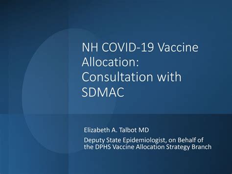 NH COVID-19 Vaccine Allocation - NHANA