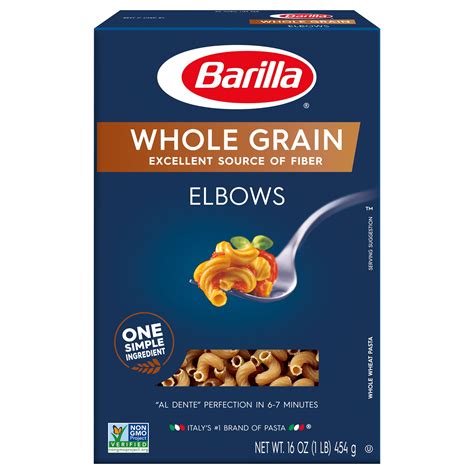 Barilla® Whole Grain Elbows Pasta 16 Oz Box