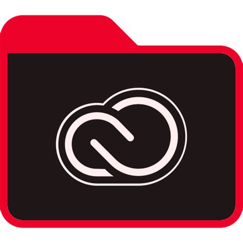 Adobe, cloud, creative, folder icon - Free download