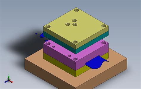 钣金模具 7solidworks 2011模型图纸免费下载 懒石网