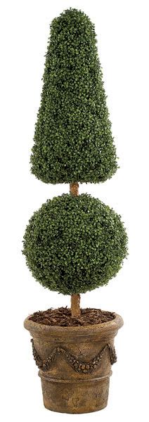 Earthflora Artificial Elegant Exterior Topiaries Bt 3103 Custom Made Polyblend Boxwood Cone