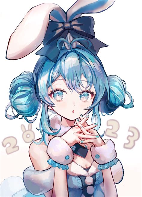 Pipi On Twitter Happy New Year🐰💙 初音ミク Happynewyear2023