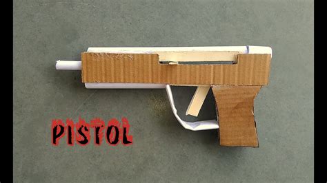 How To Make A Pistol By Cardboard YouTube