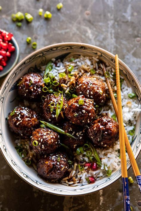 Best Sweet Spicy Sesame Chicken Meatball Bowls Artofit