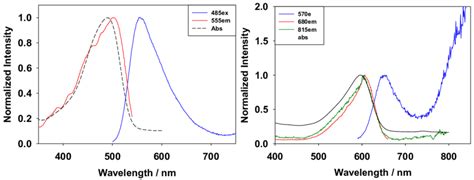 Figure D 1 Absorption Black Emission Blue And Excitation Red Or