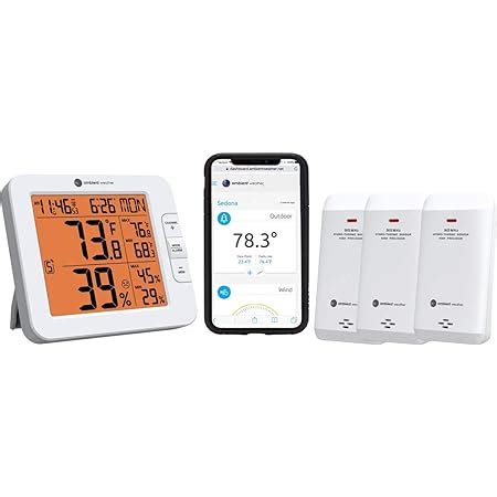 Amazon Ambient Weather WS 3000 X5 Thermo Hygrometer Wireless