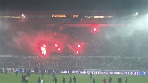 Rc Strasbourg Vs Bourg En Bresse Part 58 UB 90 Pyro 2016 2017 Ligue 2